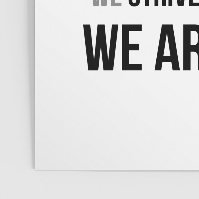 We Are A Team, Teamwok Quotes, Office Decor, Office Wall Art Poster Gallery Image 3