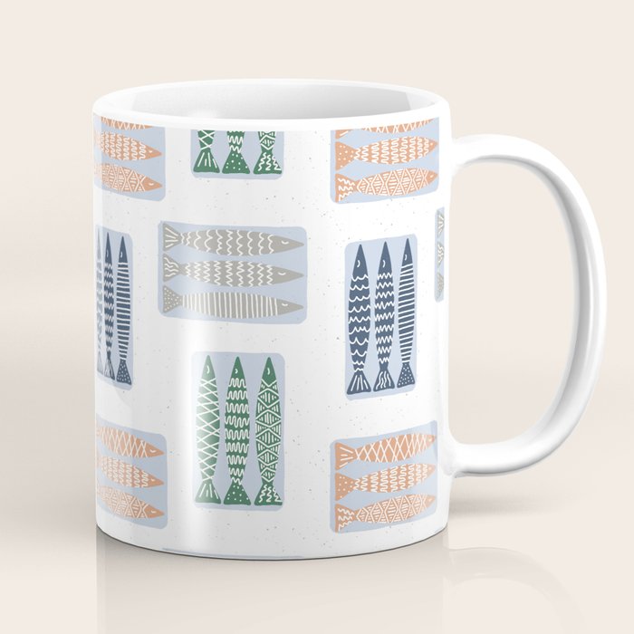 Nautical Tinned Fish Coffee Mug Gallery Image 1