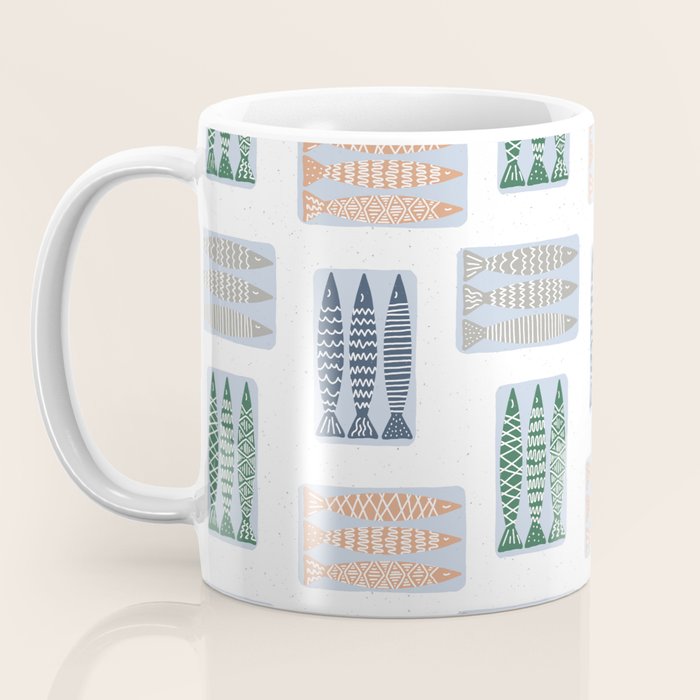 Nautical Tinned Fish Coffee Mug Gallery Image 3