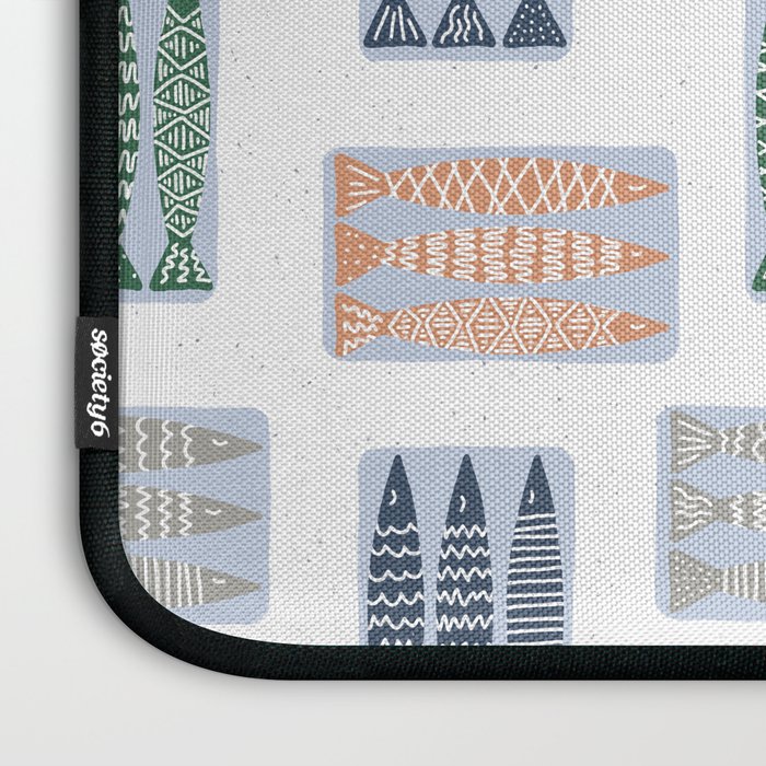 Nautical Tinned Fish Laptop Sleeve Gallery Image 3