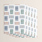 Nautical Tinned Fish Wrapping Paper Gallery Image 3