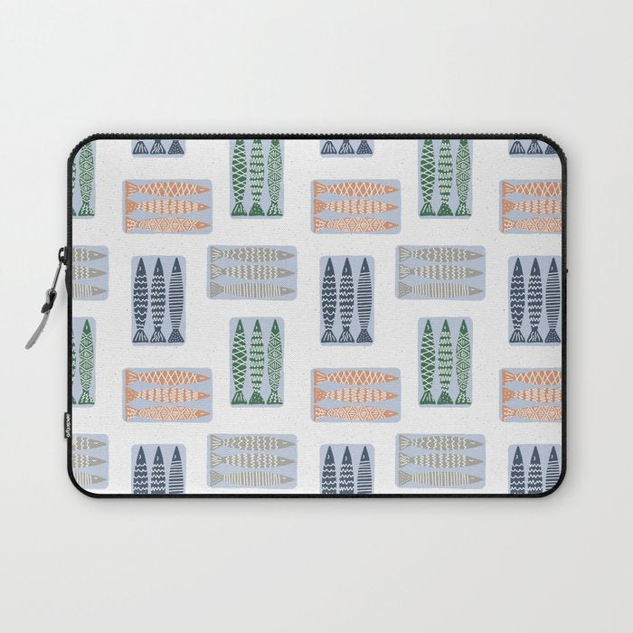 Nautical Tinned Fish Laptop Sleeve Gallery Image 1