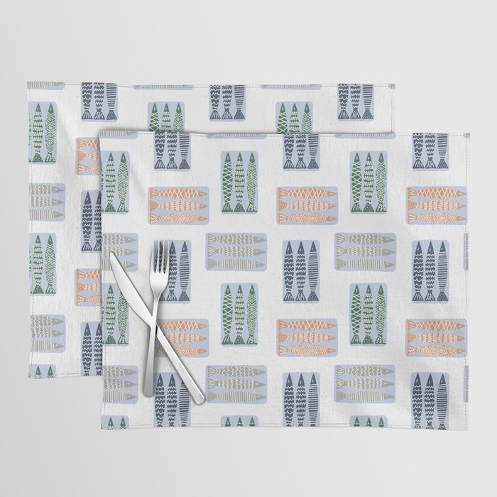 Nautical Tinned Fish Placemat Gallery Image 1