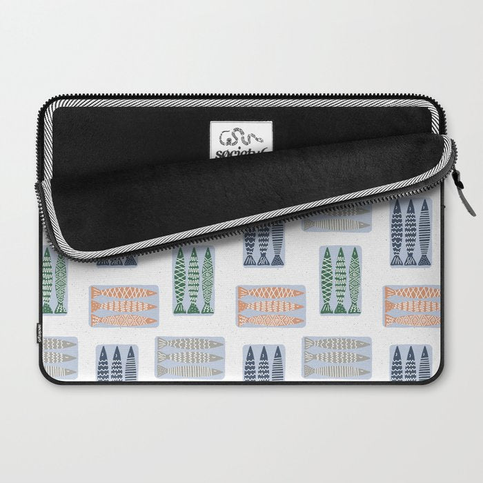 Nautical Tinned Fish Laptop Sleeve Gallery Image 2