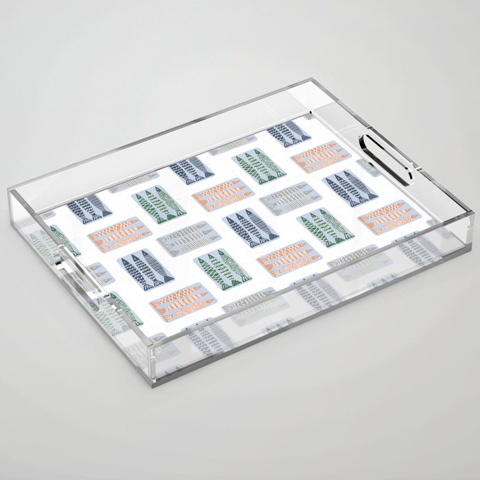 Nautical Tinned Fish Acrylic Tray Gallery Image 1