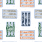 Nautical Tinned Fish Coffee Mug Gallery Image 2
