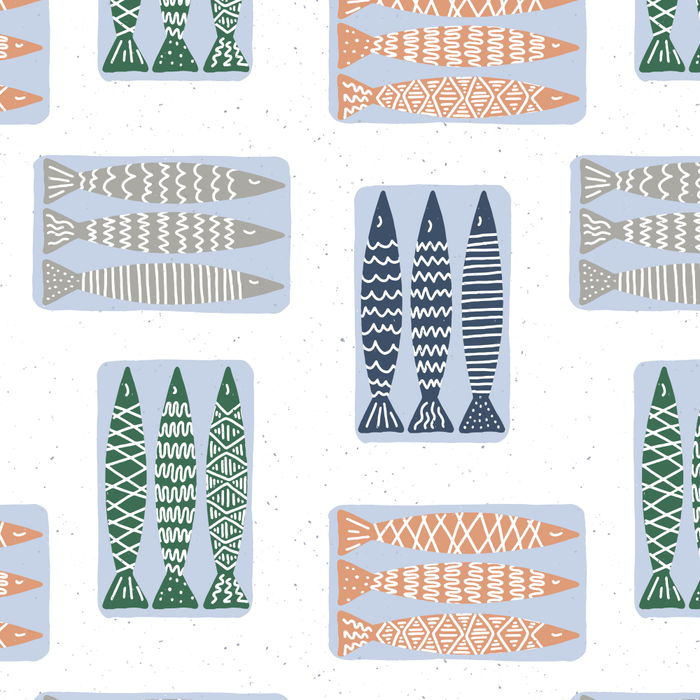 Nautical Tinned Fish Coffee Mug Gallery Image 2