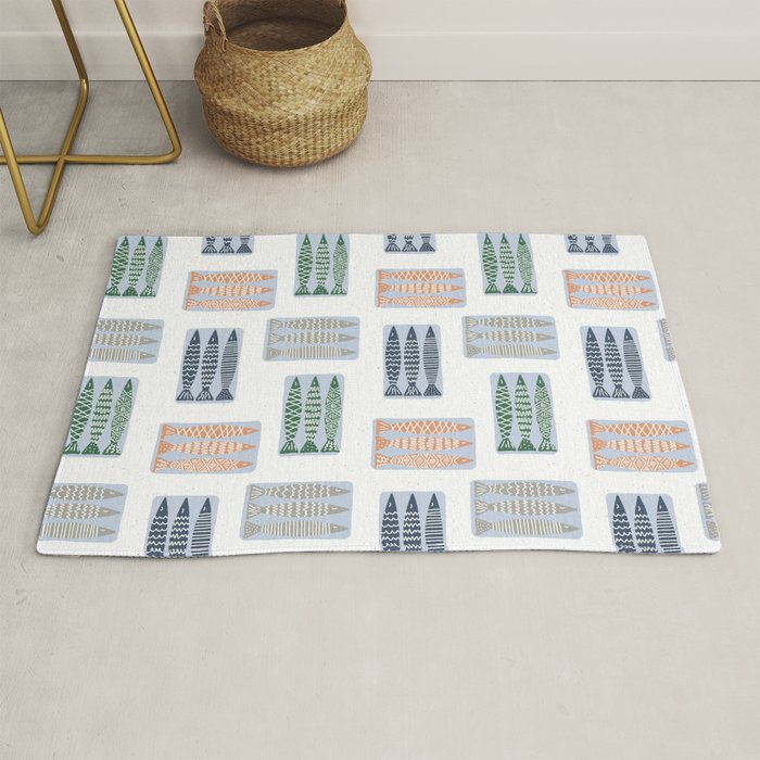 Nautical Tinned Fish Rug Gallery Image 1