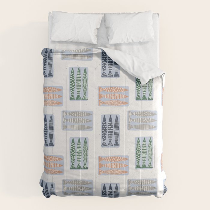 Nautical Tinned Fish Comforter Gallery Image 1