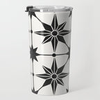 Starburst Mosaic - Black Travel Mug Gallery Image 3