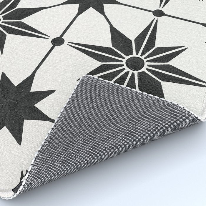 Starburst Mosaic - Black Rug Gallery Image 4