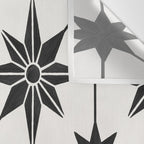 Starburst Mosaic - Black Wall Tapestry Gallery Image 3