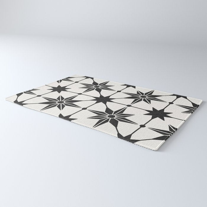 Starburst Mosaic - Black Rug Gallery Image 3