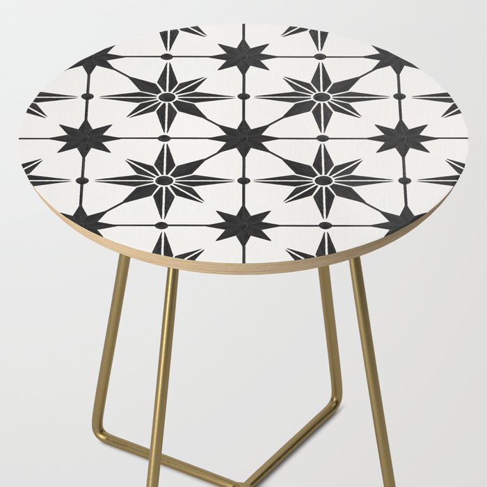 Starburst Mosaic - Black Side Table Gallery Image 2