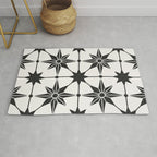 Starburst Mosaic - Black Rug Gallery Image 1