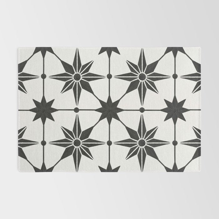 Starburst Mosaic - Black Rug Gallery Image 2