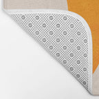 mid century modern abstract design Bath Mat Gallery Image 2