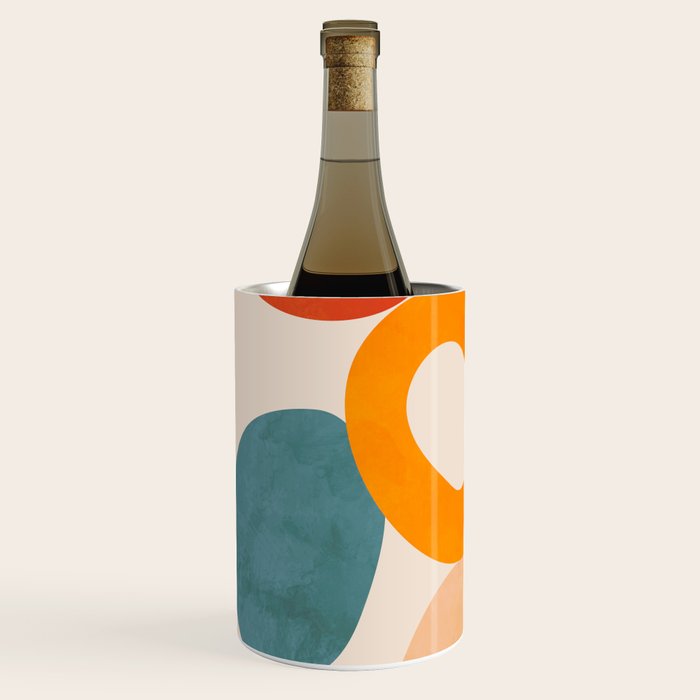 mid century modern abstract design Wine Chiller Gallery Image 2