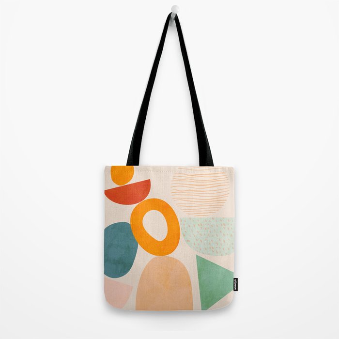 mid century modern abstract design Tote Bag Gallery Image 2
