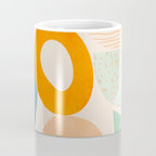 mid century modern abstract design Coffee Mug Gallery Image 4