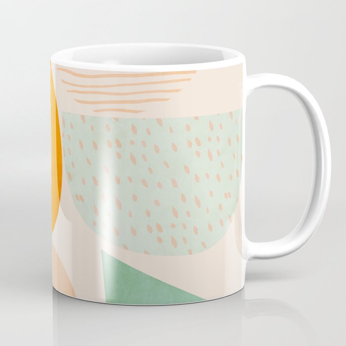 mid century modern abstract design Coffee Mug Gallery Image 1