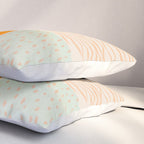 mid century modern abstract design Pillow Sham Gallery Image 3