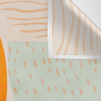 mid century modern abstract design Wall Tapestry Gallery Image 3