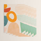 mid century modern abstract design Wrapping Paper Gallery Image 3