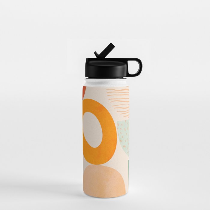 mid century modern abstract design Water Bottle Gallery Image 1