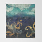 Underwater Dream II Throw Blanket Gallery Image 2