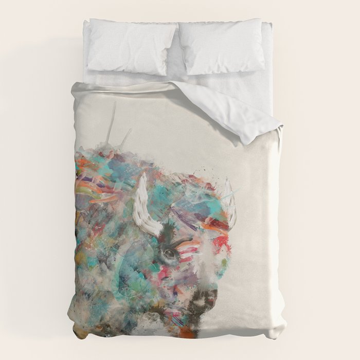 into the wild the buffalo Duvet Cover Gallery Image 6