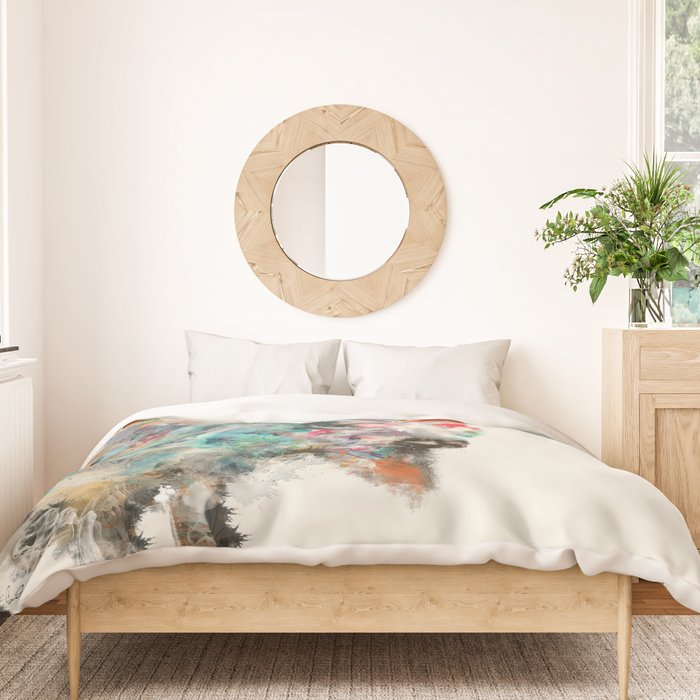 into the wild the buffalo Duvet Cover Gallery Image 3