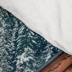 Alpine Architecture - Austria in Winter - Skiing Chalet Photgraphy Comforter Gallery Image 4