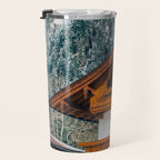 Alpine Architecture - Austria in Winter - Skiing Chalet Photgraphy Travel Mug Gallery Image 3