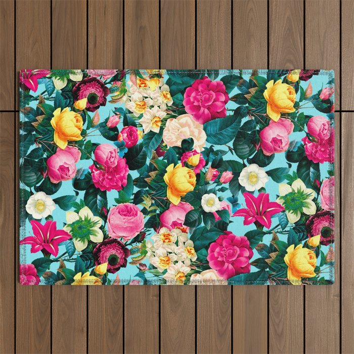 VINTAGE GARDEN II Outdoor Rug Gallery Image 1