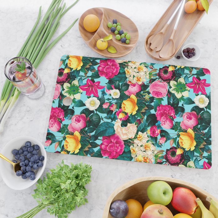 VINTAGE GARDEN II Cutting Board Gallery Image 2