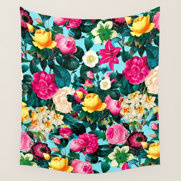 VINTAGE GARDEN II Wall Tapestry Gallery Image 1