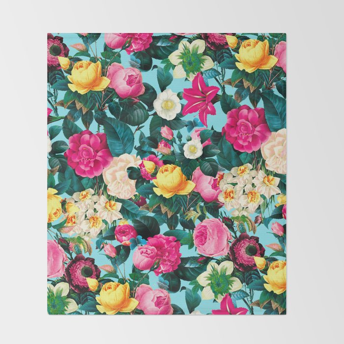 VINTAGE GARDEN II Throw Blanket Gallery Image 2