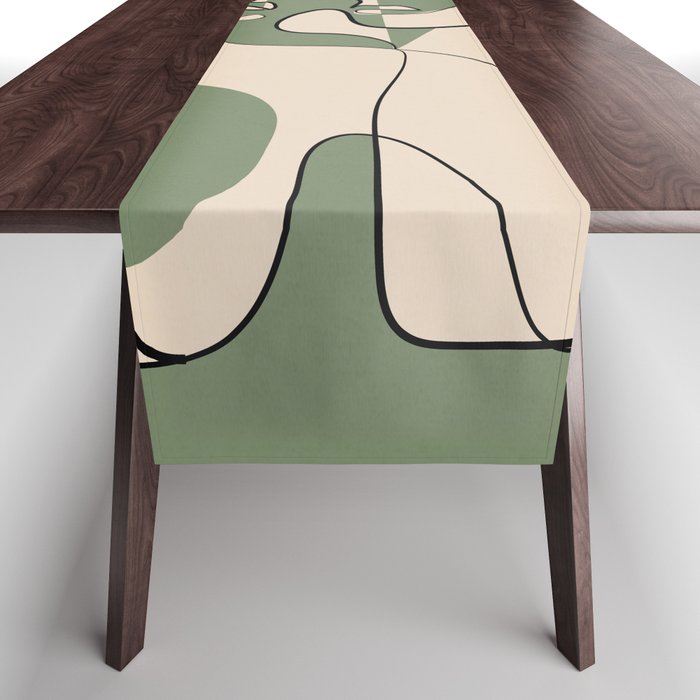 Abstract Faces 9 Table Runner Gallery Image 1