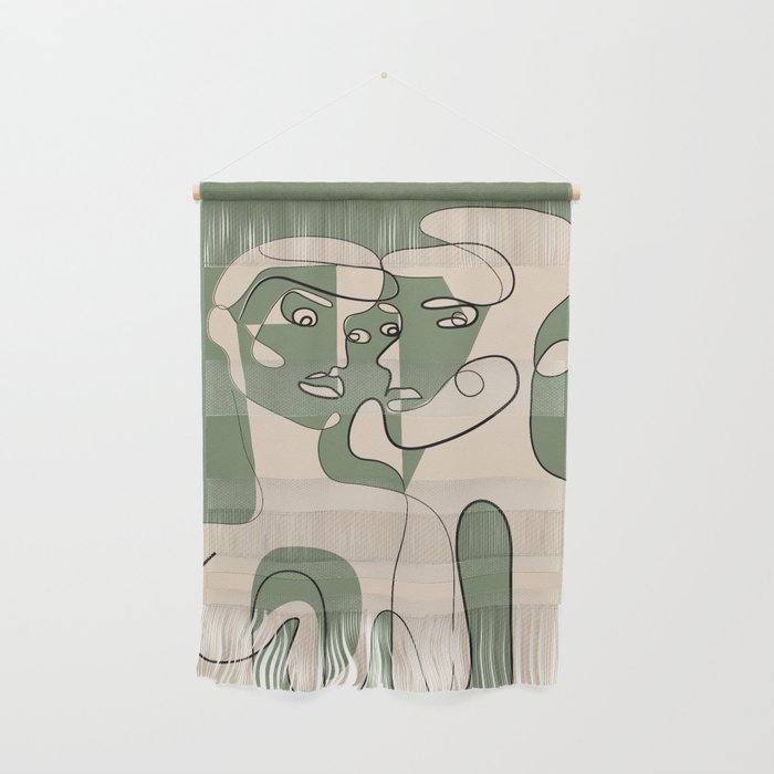 Abstract Faces 9 Wall Hanging Gallery Image 1