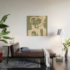 Abstract Faces 9 Wood Wall Art Gallery Image 2