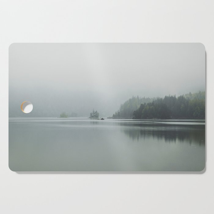 Fog over the Lake - Landscape Photography Cutting Board Gallery Image 1