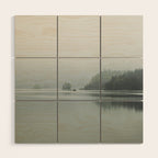 Fog over the Lake - Landscape Photography Wood Wall Art Gallery Image 1