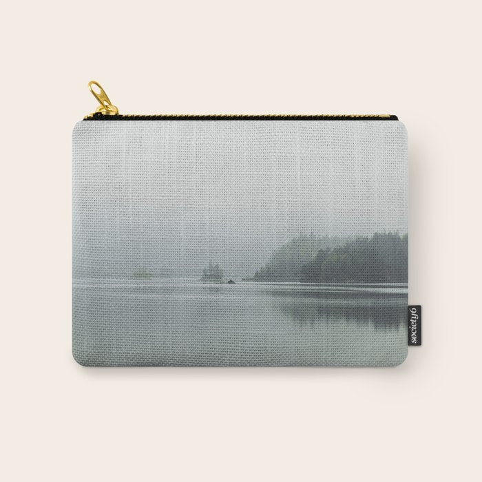 Fog over the Lake - Landscape Photography Carry All Pouch Gallery Image 1