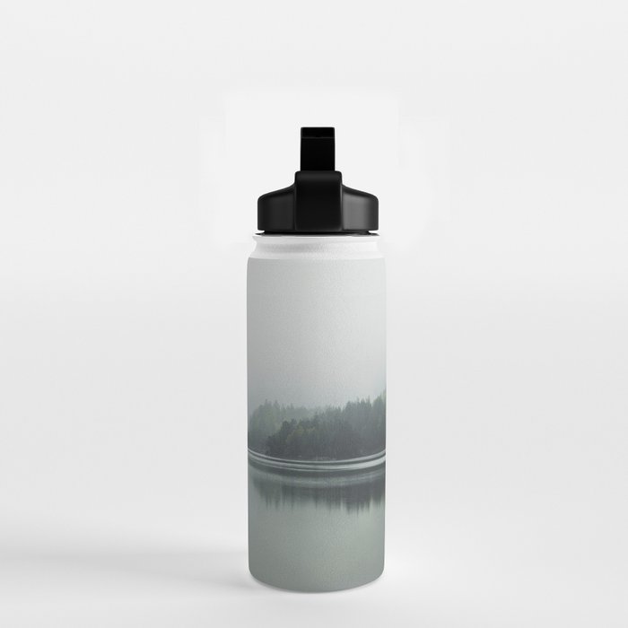 Fog over the Lake - Landscape Photography Water Bottle Gallery Image 2