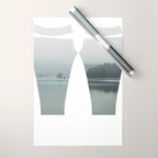 Fog over the Lake - Landscape Photography Wrapping Paper Gallery Image 1