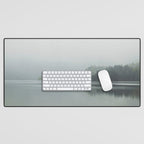 Fog over the Lake - Landscape Photography Desk Mat Gallery Image 1