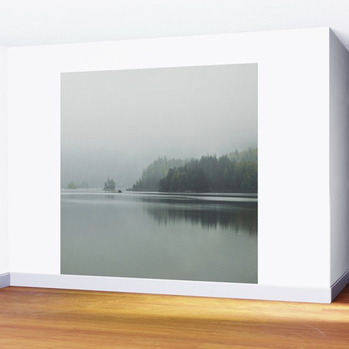 Fog over the Lake - Landscape Photography Wall Mural Gallery Image 2