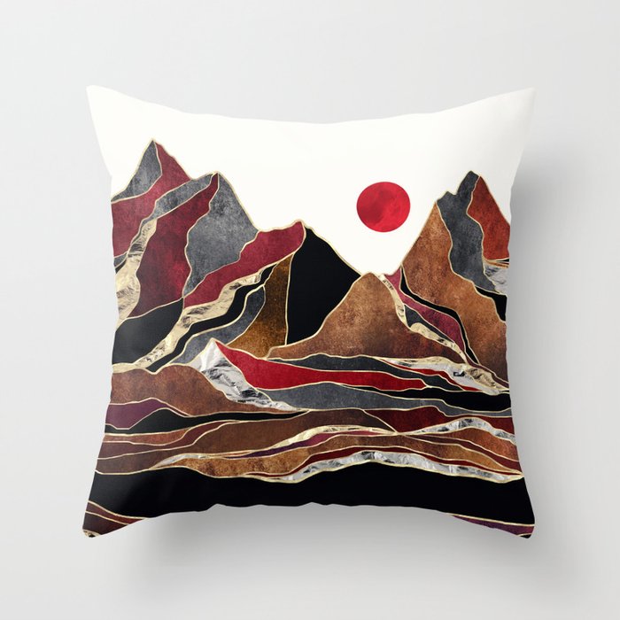 Copper Vista Throw Pillow Gallery Image 1