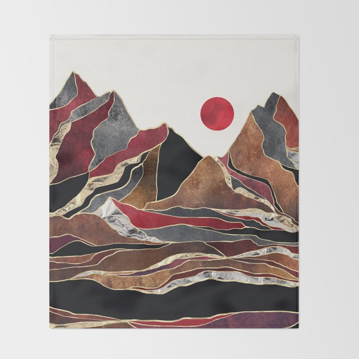 Copper Vista Throw Blanket Gallery Image 2